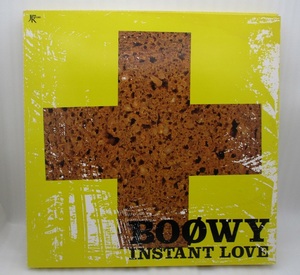 BOWY CDアルバム「INSTANT LOVE」初回盤 缶バッジ ステッカー付 検索:BOOWY 暴威 ボウイ 氷室京介 布袋寅泰 インスタントラブ