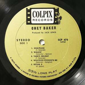 US ORIG LP■Chet Baker■The Most Important Jazz Album Of 1964/65■Colpix ヴォーカル入り アメリカ盤 ステレオ【試聴できます】の画像5