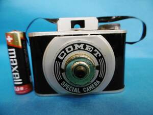 冗談玩具/当時物★ブリキ/カメラ型水鉄砲/COMET SPECIAL CAMERA/ジョークトイ/駄玩/チープ玩具/昭和レトロ★