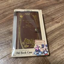 iPhone 6s/6用 ディズニーキャラクター Old Book Case ミッキー＆ミニー ブラウン_画像1