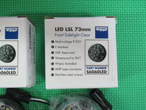 ★☆ LANDROVER DEFENDER ランドローバー ディフェンダー用 ＬＥＤフロントサイドランプ クリア 新品　★☆_画像3