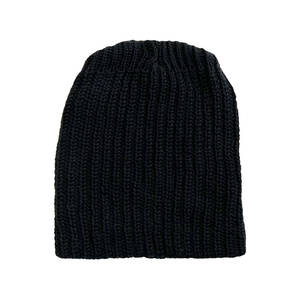 COLUMBIA KNIT　コロンビアニット コットン ニットキャップ　ブラック　WATCH CAP BEANIE ビーニー ワッチキャップ MADE IN USA