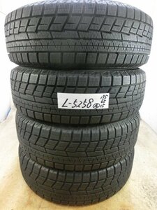 L-5258 溝あり 中古スタッドレス ヨコハマ アイスガード iG60 195/65R15 91Q (4本)