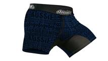 即決正規品新品 オージーバム Aussiebum Comfy Bamboo Hipster ボクサートランク ロゴプリント青色 現品表記サイズ S _画像3