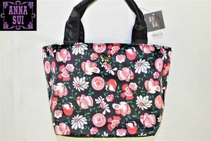 AS-. new goods genuine article prompt decision Anna Sui ANNA SUI tote bag butterfly floral print black red black red brand bag for women present gift etc. 