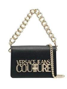 VERSACE JEANS COUTURE ヴェルサーチジーンズクチュール ショルダーバッグ ハンドバッグ ブラック