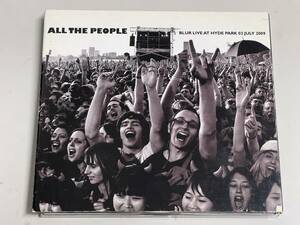 【2CD美品】all the people blur live at hyde park 03 july 2009/ハイド・パーク/ブラー【輸入盤】最高ライヴ盤2枚組