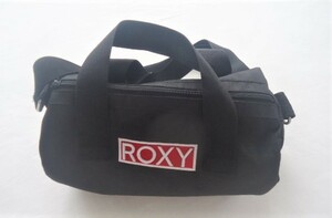 ■Roxy(ロキシー）■ミニポストン　 ショルダーバッグ 　 ハンドバッグ ブラック■