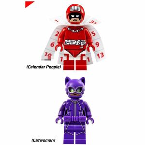 1体選べる　　カレンダーマン キャットウーマン ブロック　ミニフィグ レゴ　LEGO 互換 ミニフィギュア　v