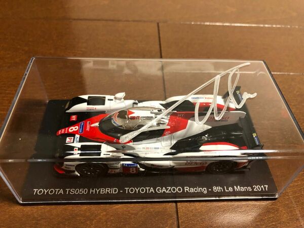 【アロンソ直筆サイン入り】1/43 TOYOTA TS050 ルマン24時間