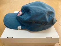 美品 初売り限定 visvim CAMP CAP（PEERLESS）BLUE ロゴワッペン付きキャンプキャップ ビズビム ICT_画像3