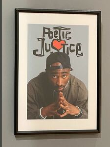 Art hand Auction [Encadrée] Affiche A4 Justice poétique 2pac Tupac Shakur P002, Articles faits à la main, intérieur, marchandises diverses, autres