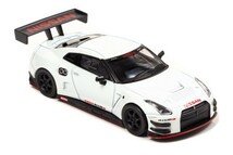 CAR-NEL 1/64 NISSAN GT-R NISMO GT3 (R35) 2015 パールホワイト (CN640019)_画像4