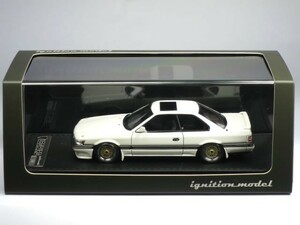 ignition model 1/43 日産 レパード 2.0 XS (F31) ホワイト (BBS RSホイール) (IG0409)