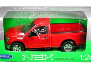 Welly 1/24 Ford F150 Регулярная кабина Red (WE24063R)