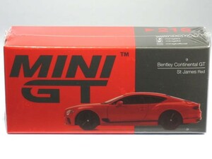 MINI GT 1/64 ベントレー コンチネンタル GT セントジェームスレッド (右ハンドル) (MGT00216-R)