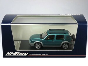 ハイストーリー 1/43 日産 ラシーン フォルザ Sパッケージ 1998 エメラルドグリーン (HS377GR)