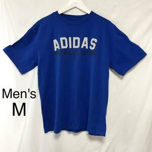 ★美品★ アディダス adidas メンズ Tシャツ M ブルー