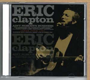 【中古CD】ERIC CLAPTON / JAPAN TOUR 1993　AIN'T NOBODY'S BUSINESS