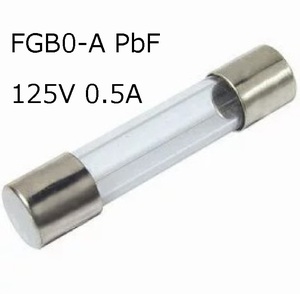 .. terminal industry tube shape fuse (B kind ) FGB0-A 125V 0.5A 24ps.@-[BOX112]
