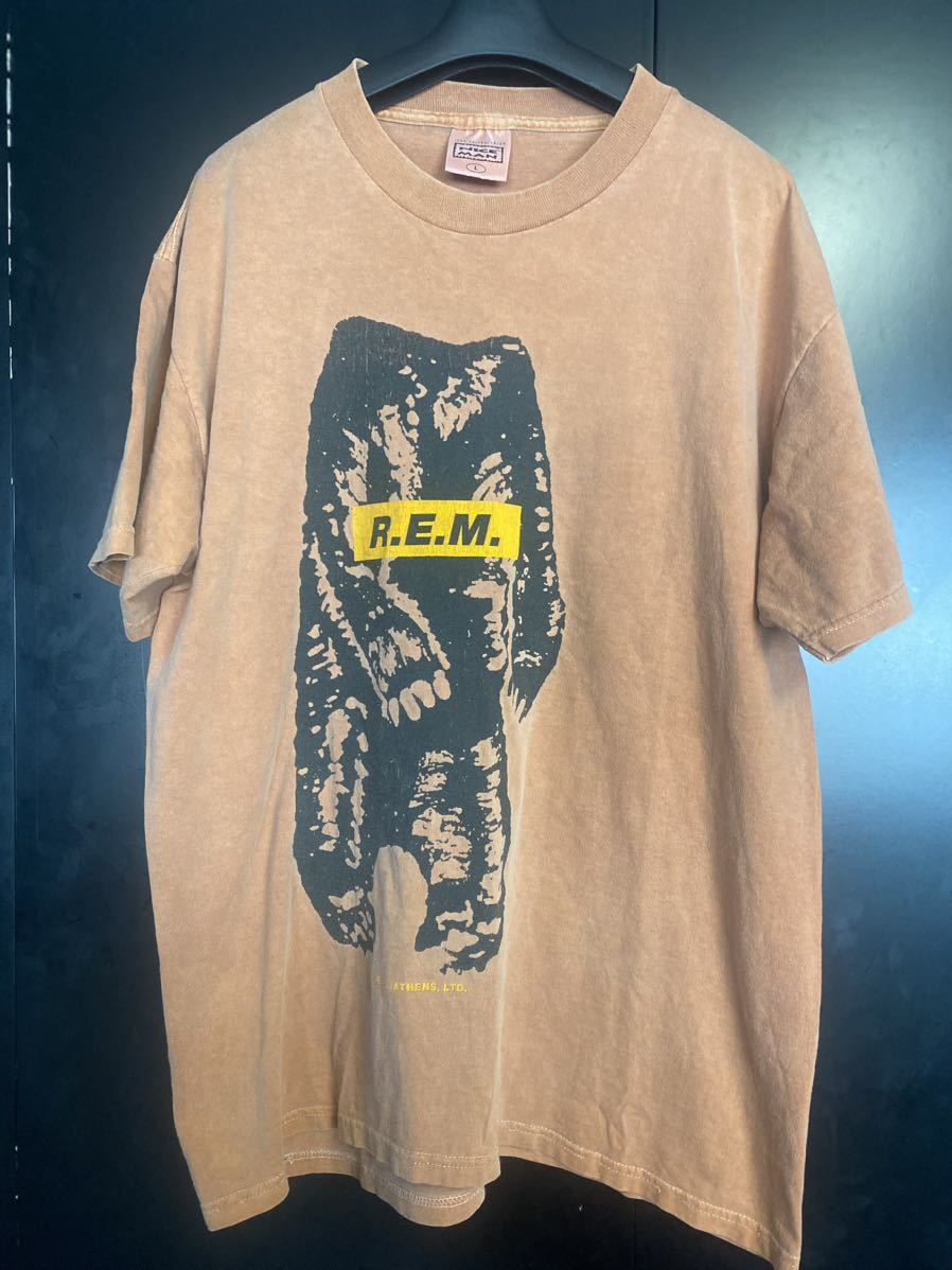 激レア90´S当時物 R.E.M. Tシャツ ヴィンテージ サイズL USA製-