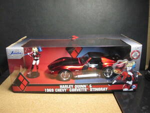 *1969 Chevrolet Corvette stay n gray & Harley i*k in : minicar *1/24*Jada Toys* Hollywood ride /bom shell * beautiful goods *