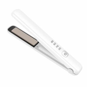 4段階調節 ヘアアイロン ストレートアイロン USB充電式コードレスヘアアイロン