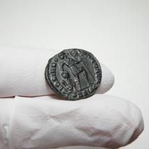 【古代ローマコイン】Valens（ヴァレンス）クリーニング済 ブロンズコイン 銅貨 フォリス(P9uB7YLLnJ)_画像8