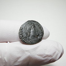 【古代ローマコイン】Valens（ヴァレンス）クリーニング済 ブロンズコイン 銅貨 フォリス(P9uB7YLLnJ)_画像5