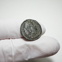 【古代ローマコイン】Valentinian I（ウァレンティニアヌス1世）クリーニング済 ブロンズコイン 銅貨 フォリス(HGCWzguZnk)_画像5