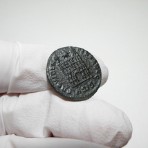 【古代ローマコイン】Constantine I（コンスタンティヌス1世）クリーニング済 ブロンズコイン 銅貨 フォリス(kR4frEAV9g)_画像8