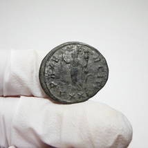 【古代ローマコイン】Carus（カルス）クリーニング済 ブロンズコイン 銅貨 アントニニアヌス(uQJ2Y3U4pu)_画像6