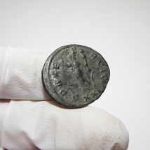 【古代ローマコイン】Carus（カルス）クリーニング済 ブロンズコイン 銅貨 アントニニアヌス(uQJ2Y3U4pu)_画像8