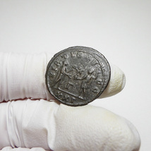 【古代ローマコイン】Carinus（カリヌス）クリーニング済 ブロンズコイン 銅貨 アントニニアヌス(Pf3A2XYxWe)_画像7