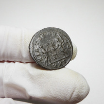 【古代ローマコイン】Carinus（カリヌス）クリーニング済 ブロンズコイン 銅貨 アントニニアヌス(Pf3A2XYxWe)_画像8