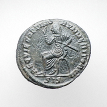【古代ローマコイン】Maximian（マクシミアヌス）クリーニング済 ブロンズコイン 銅貨 フォリス(eHjDG4JNDi)_画像2