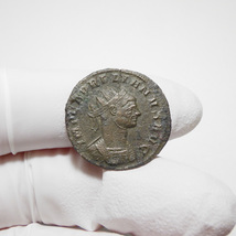 【古代ローマコイン】Aurelian（アウレリアヌス）クリーニング済 ブロンズコイン 銅貨 アントニニアヌス(KCWu7hcwxS)_画像3