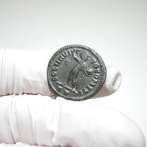 【古代ローマコイン】Constantine I（コンスタンティヌス1世）クリーニング済 ブロンズコイン 銅貨 フォリス(dbjdPpf8p6)_画像7