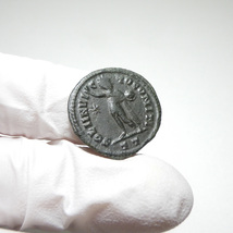 【古代ローマコイン】Constantine I（コンスタンティヌス1世）クリーニング済 ブロンズコイン 銅貨 フォリス(dbjdPpf8p6)_画像8