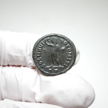 【古代ローマコイン】Constantine I（コンスタンティヌス1世）クリーニング済 ブロンズコイン 銅貨 フォリス(dbjdPpf8p6)_画像6