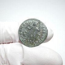 【古代ローマコイン】Licinius I（リキニウス）クリーニング済 ブロンズコイン 銅貨 フォリス(5C3ixcxxSE)_画像7