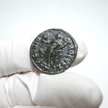 【古代ローマコイン】Maximinus II（マクシミヌス・ダイア）クリーニング済 ブロンズコイン 銅貨 フォリス(ySCcQAMsmM)_画像7