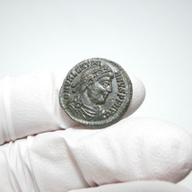 【古代ローマコイン】Valentinian I（ウァレンティニアヌス1世）クリーニング済 ブロンズコイン 銅貨 フォリス(w8dPS6cAPH)_画像4