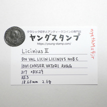 【古代ローマコイン】Licinius II（リキニウス2世）クリーニング済 ブロンズコイン 銅貨 フォリス(nyethMz4jr)_画像10