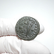 【古代ローマコイン】Constantius II（コンスタンティウス2世）クリーニング済 ブロンズコイン 銅貨 フォリス(gBSG7YT5Ek)_画像7