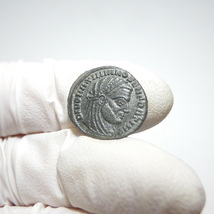 【古代ローマコイン】Maximian（マクシミアヌス）クリーニング済 ブロンズコイン 銅貨 フォリス(eHjDG4JNDi)_画像4