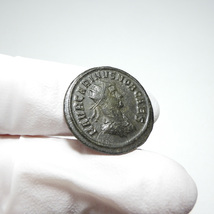【古代ローマコイン】Carinus（カリヌス）クリーニング済 ブロンズコイン 銅貨 アントニニアヌス(XYKe9FhMK8)_画像5