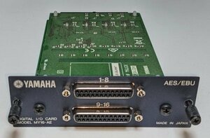 MY16-AE( operation verification settled ) Yamaha 16 channel AES/EBU Input/output card Mini-YGDAI card DME64N,DME24N,LS9 etc. Input/output card 