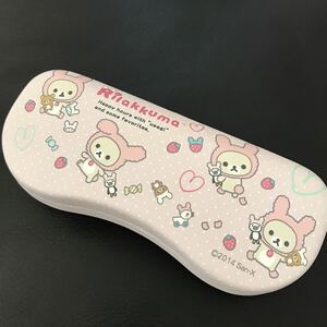 未使用保管品☆コリラックマ 子ども用メガネケース クリーナークロス付き キッズ 眼鏡ケース リラックマ