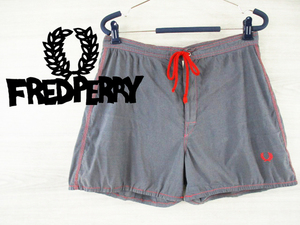 MP1030m FREDPERRY* Fred Perry Италия производства < Logo вышивка * купальный костюм плавание одежда >S размер *Ricicli17